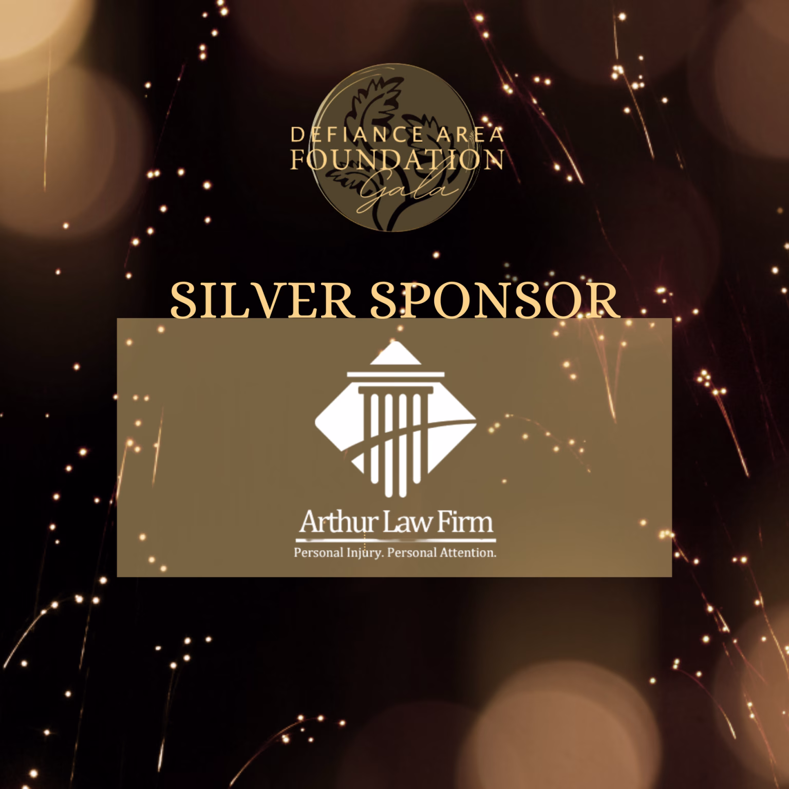 Arthur Law Firm CO. LPA Gala Sponsorship